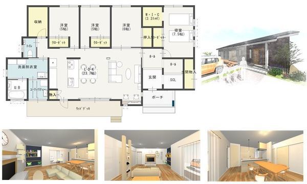 間取り 平屋建て 38坪 間取り 平屋建て 38坪