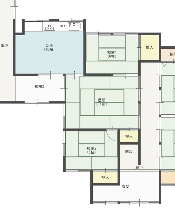 既存図 プラン1階_コピー_コピー